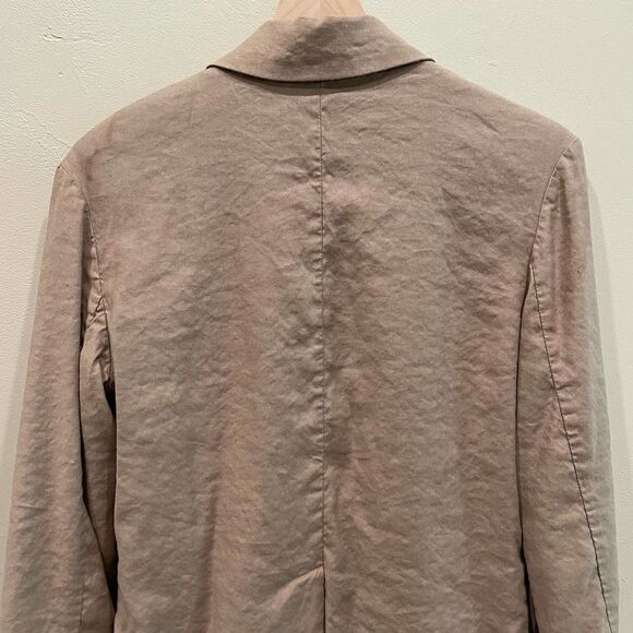 Monrow Tan/Brown Blazer Jacket - Size: Small - Picture 5 of 10
